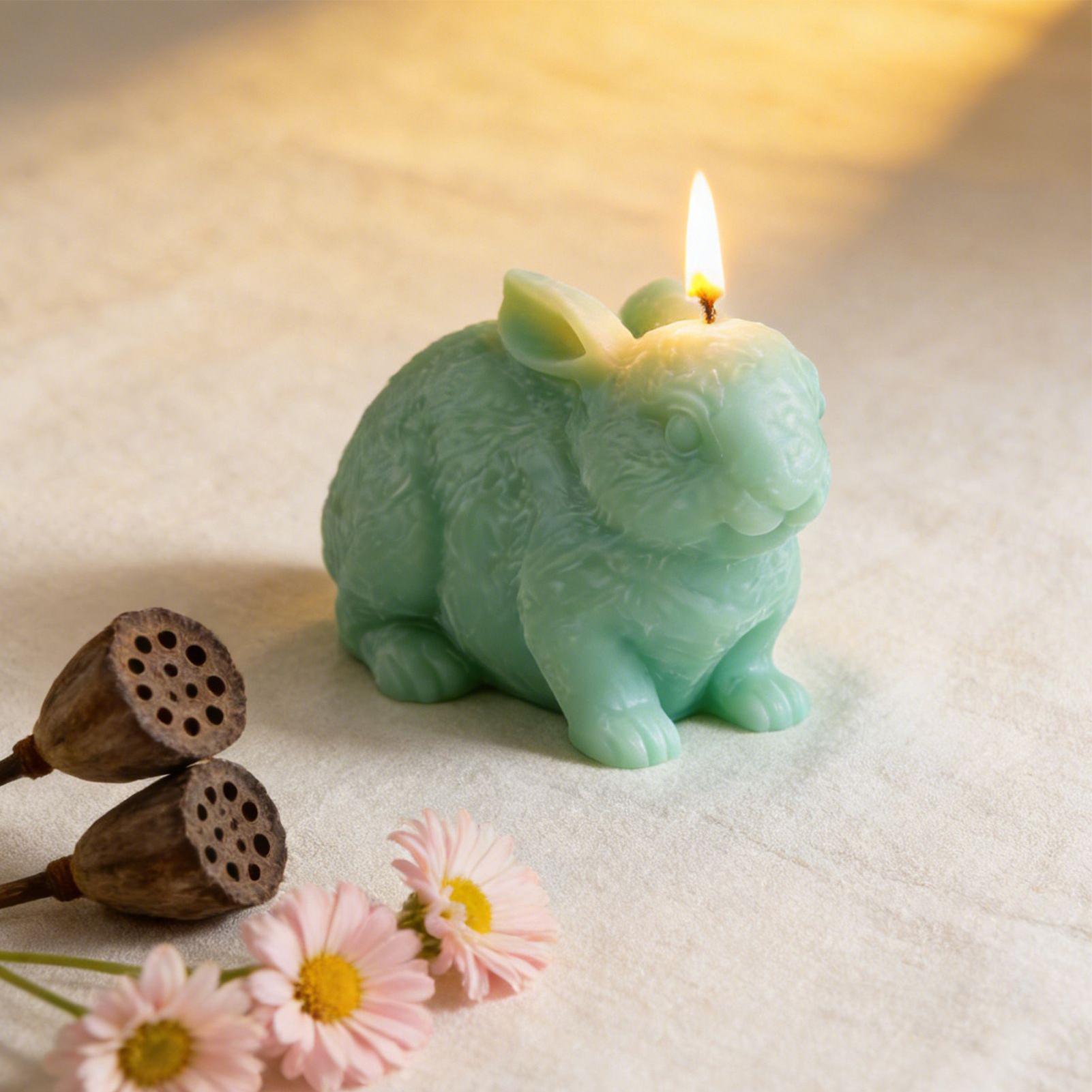Soap Making Friend - 토끼 실리콘 몰드 3D 공예 몰드