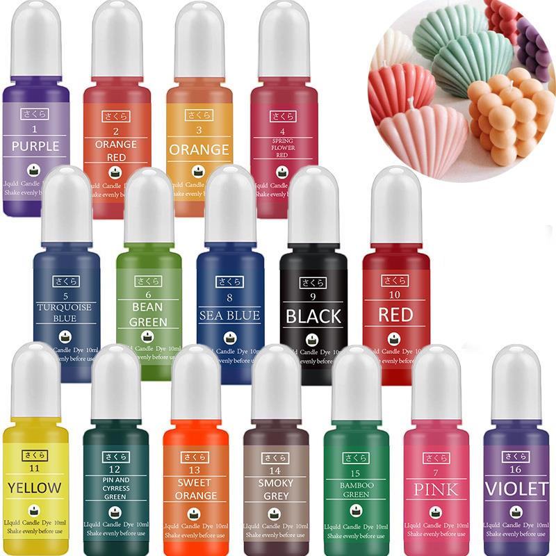 Soap Making Dye - 10ml/병 양초 왁스 안료 착색제 무독성