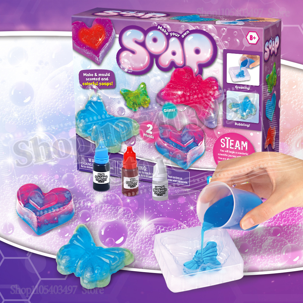 Soap Making Kit For Kids - 다양한 스타일의 어린이 DIY 비누 만들기