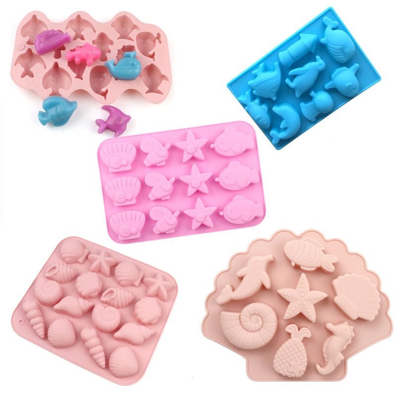 Soap Making Websites - 해양 테마 실리콘 몰드 바다 동물