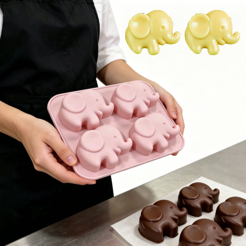 Soap Making Websites - 비누 만들기 용품을위한 3D 코끼리 실리콘