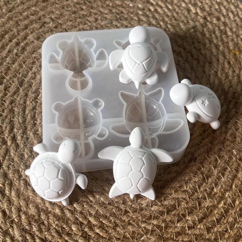 Soap Making Silicone Molds - 네 마리 거북이 플라스터 실리콘 몰드