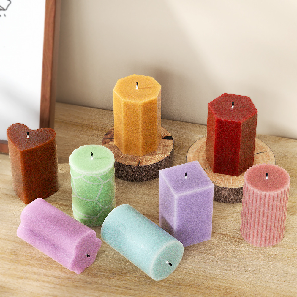 Soap Making For Beginners - 기하학 열 실리콘 몰드 양초 균열