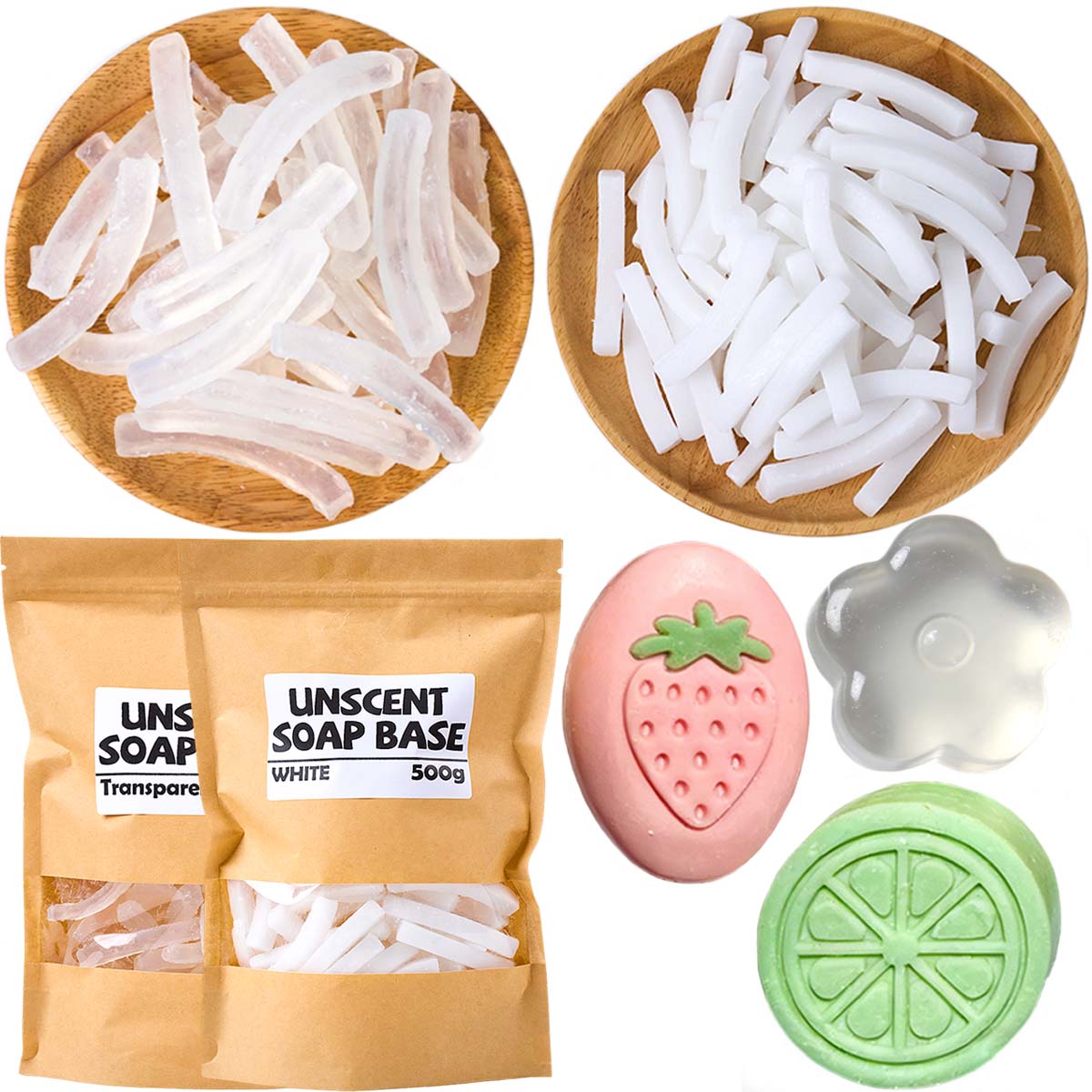 Soap Making Raw Material - 500g 글리세린 비누 베이스 DIY 수제