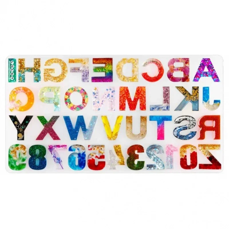 Soap Making Accessories - 1pc/2pcs/3pcs LettersAtoZ,Number0to9실리콘 몰드, DIYCrafts용, 비누 만들기,