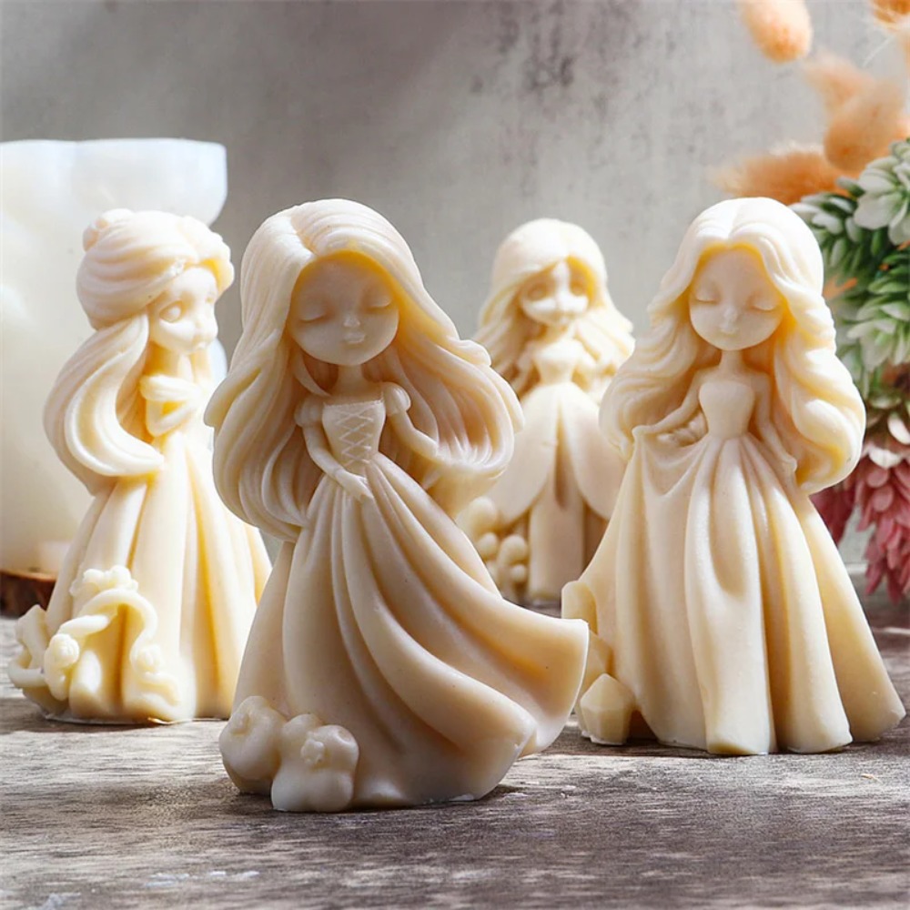 Soap Making Ideas - 멀티 스타일 달콤한 공주 실리콘 양초