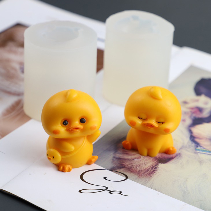 Soap Making For Beginners - 3D 스마일 오리 실리콘 양초 금형