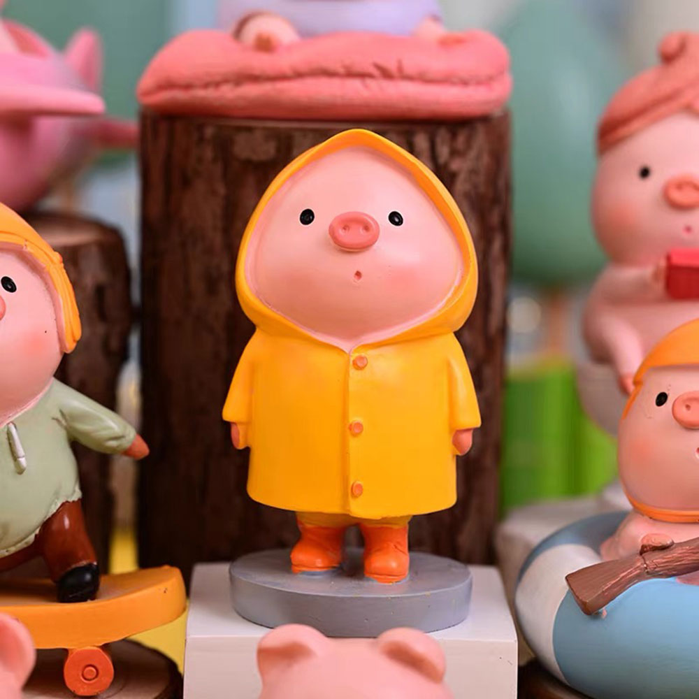 Soap Making Friend - 행운의 돼지 실리콘 몰드 석고 시멘트
