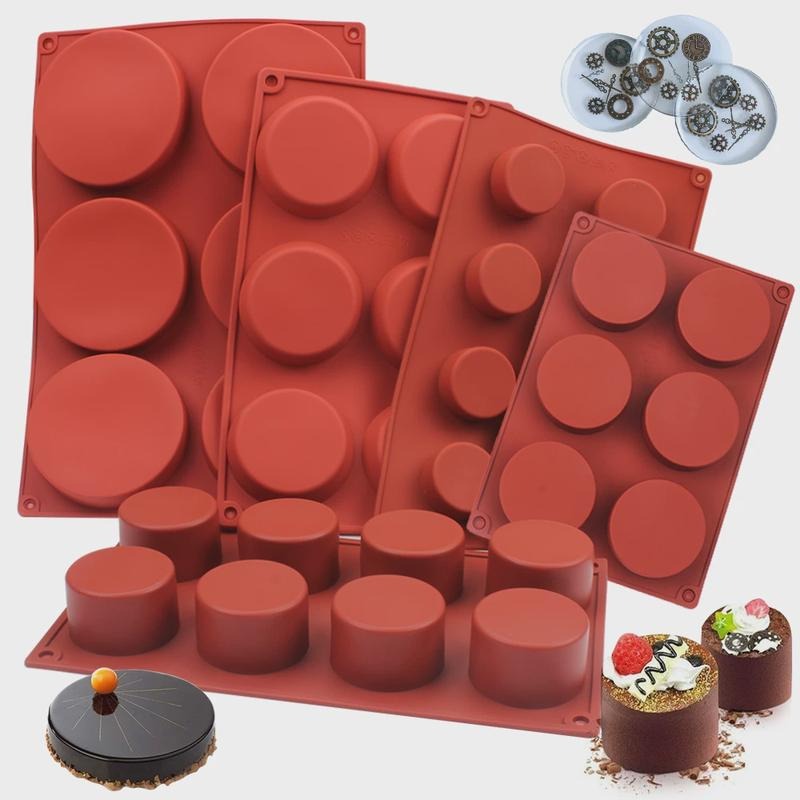 Soap Making Ideas - 둥근 실리콘 비누 몰드 DIY 수제