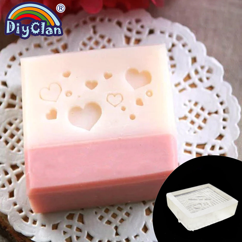 하트 모양 수제 비누 스탬프, 투명 DIY 천연 유기  - Soap Making Websites 리뷰 및 가격
