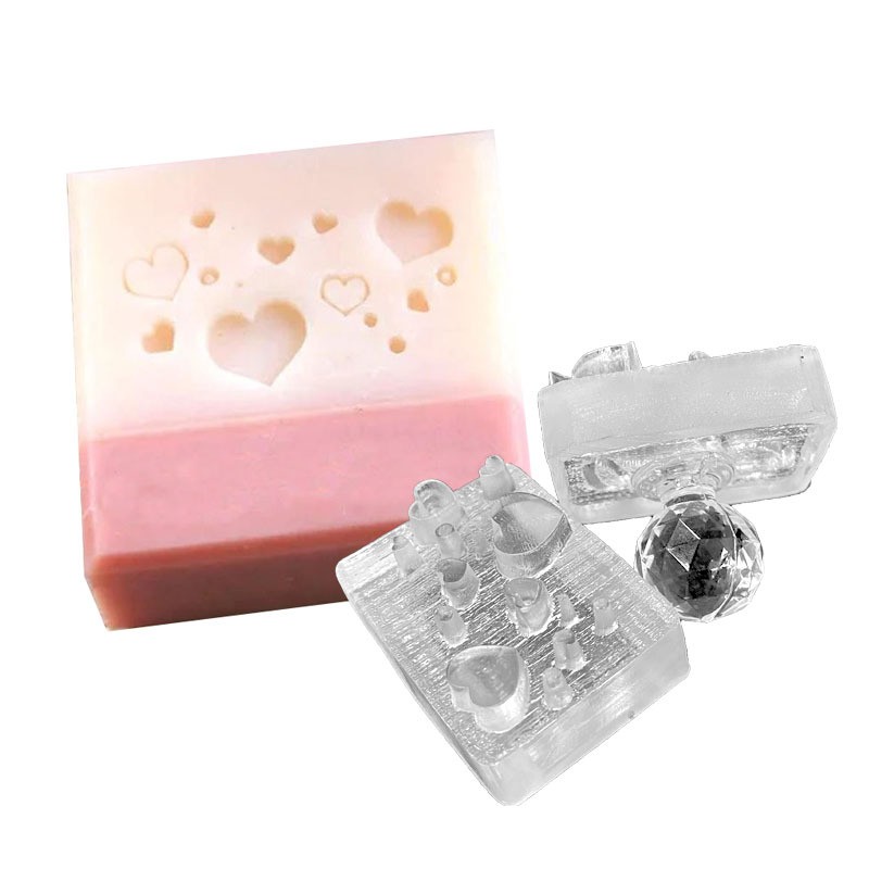 하트 모양 수제 비누 스탬프, 투명 DIY 천연 유기  - Soap Making Websites 리뷰 및 가격