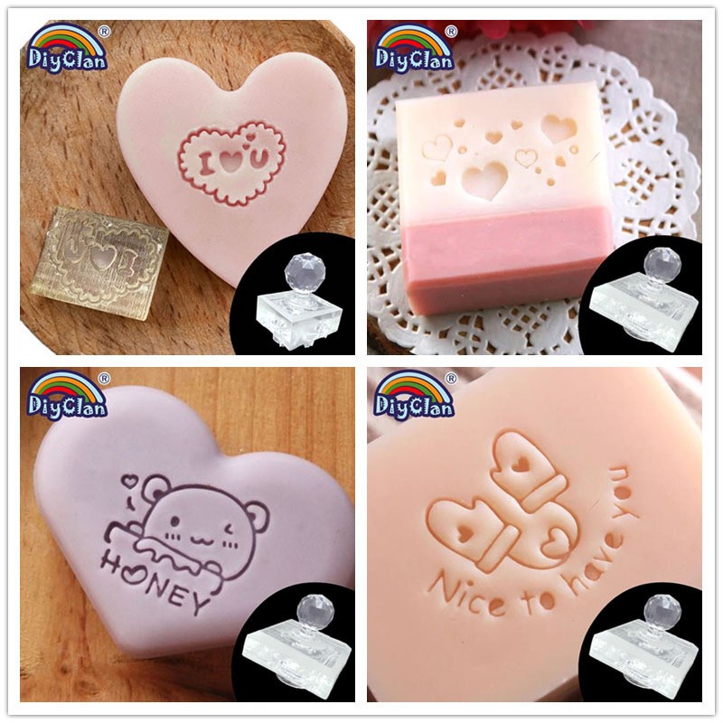 하트 모양 수제 비누 스탬프, 투명 DIY 천연 유기  - Soap Making Websites 리뷰 및 가격