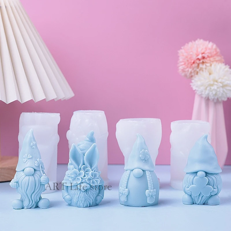 크리스마스 난쟁이 실리콘 양초 금형 3d 산타 클로스  - Soap Making For Beginners 리뷰 및 가격