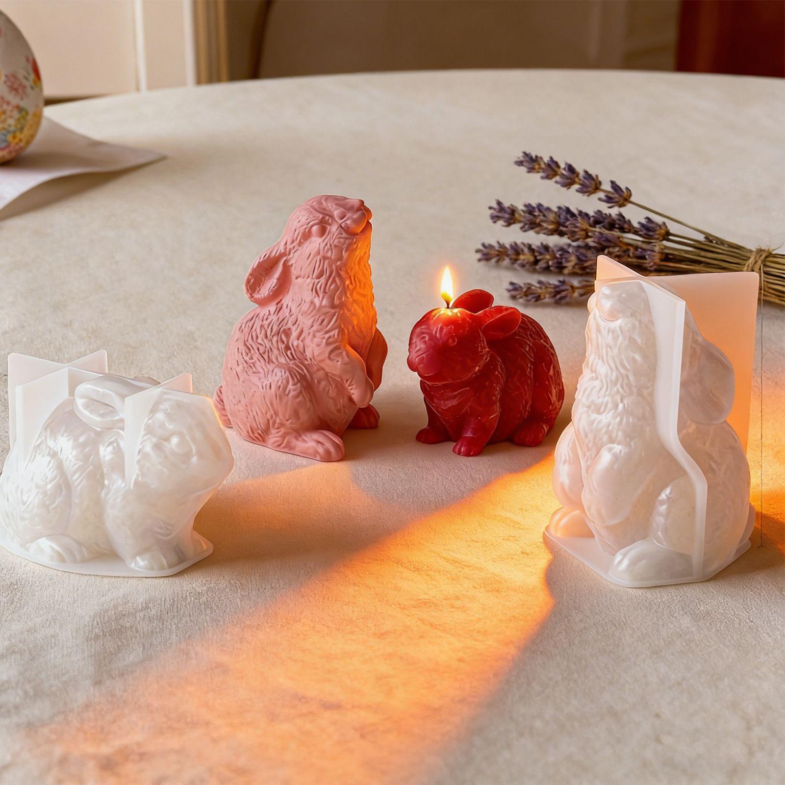 토끼 실리콘 몰드 3D 공예 몰드 부활절 양초 만들기  - Soap Making Friend 리뷰 및 가격