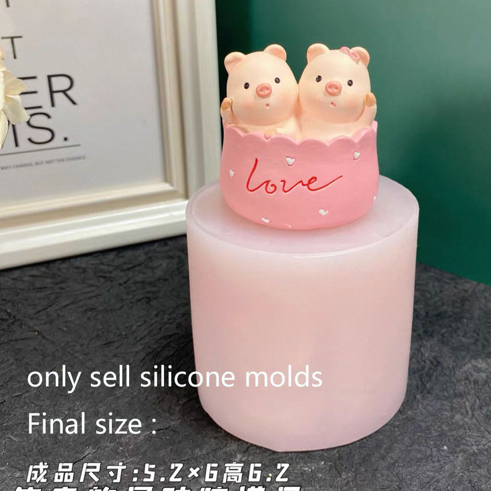 행운의 돼지 실리콘 몰드 석고 시멘트 캔들 DIY 에폭 - Soap Making Friend 리뷰 및 가격