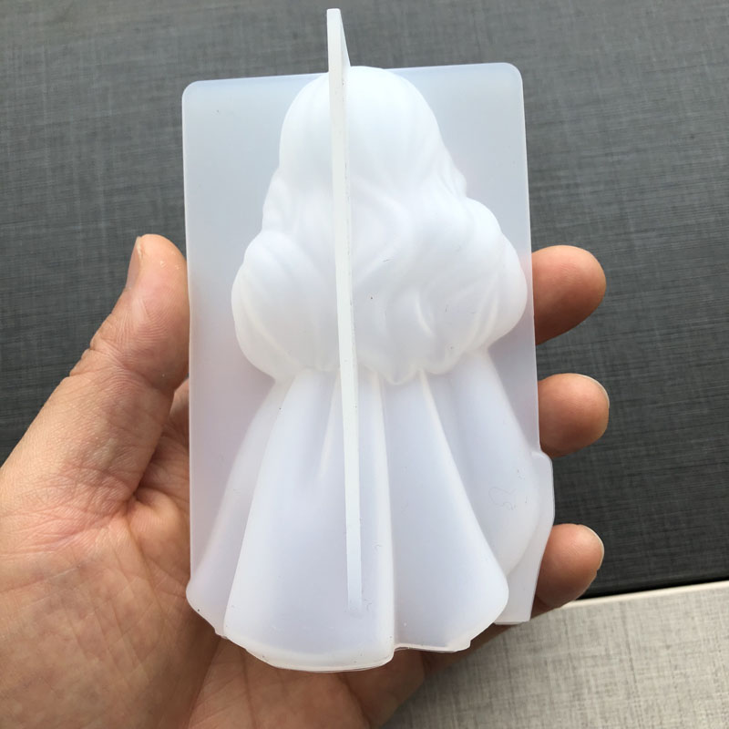 3D 귀여운 공주 실리콘 양초 금형 천사 소녀 비누 수 - Soap Making Ideas 리뷰 및 가격