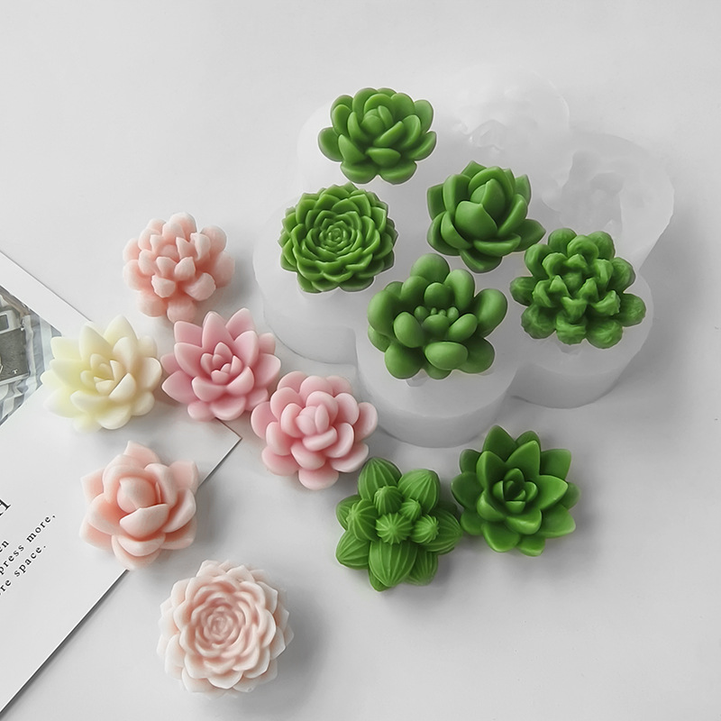 7 in 1 다육식물 선인장 실리콘 몰드, DIY 수제 - Soap Making At Home 리뷰 및 가격