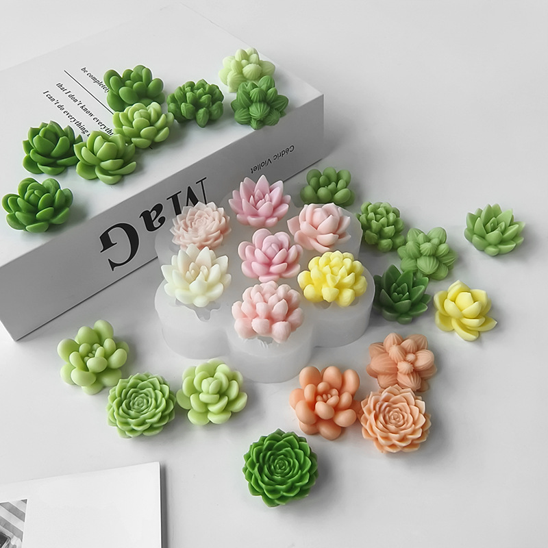 7 in 1 다육식물 선인장 실리콘 몰드, DIY 수제 - Soap Making At Home 리뷰 및 가격