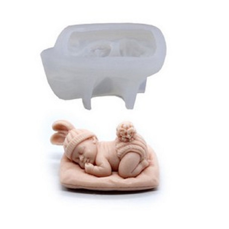 3D 수면 아기 촛불 실리콘 금형 DIY 귀여운 아이  - Soap Making Kit For Kids 리뷰 및 가격