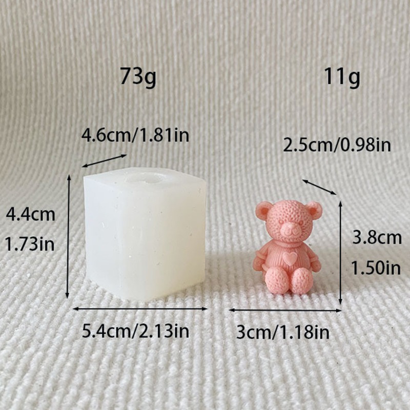 미니 사랑 곰 촛불 실리콘 금형 DIY 귀여운 곰 공예 - Soap Making For Beginners 리뷰 및 가격
