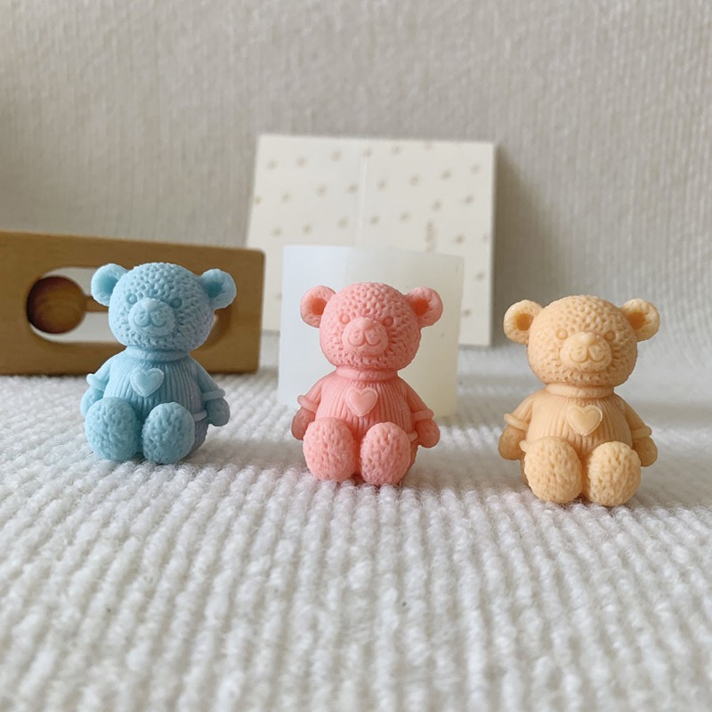미니 사랑 곰 촛불 실리콘 금형 DIY 귀여운 곰 공예 - Soap Making For Beginners 리뷰 및 가격