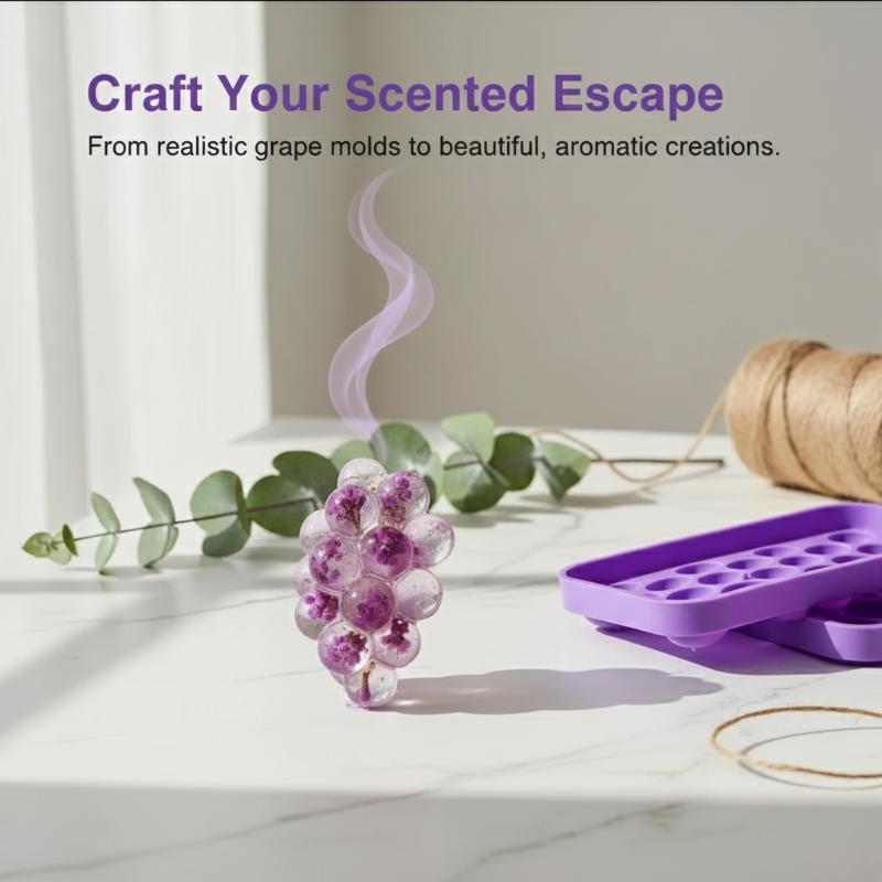 수제 비누 만들기 실리콘 키트, 고급스러운 포도 모양  - Soap Making Kit For Kids 리뷰 및 가격