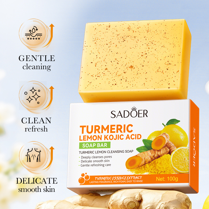 100g 강황 레몬 클렌징 비누, 강황, 레몬 추출물, - Soap Making Oils 리뷰 및 가격