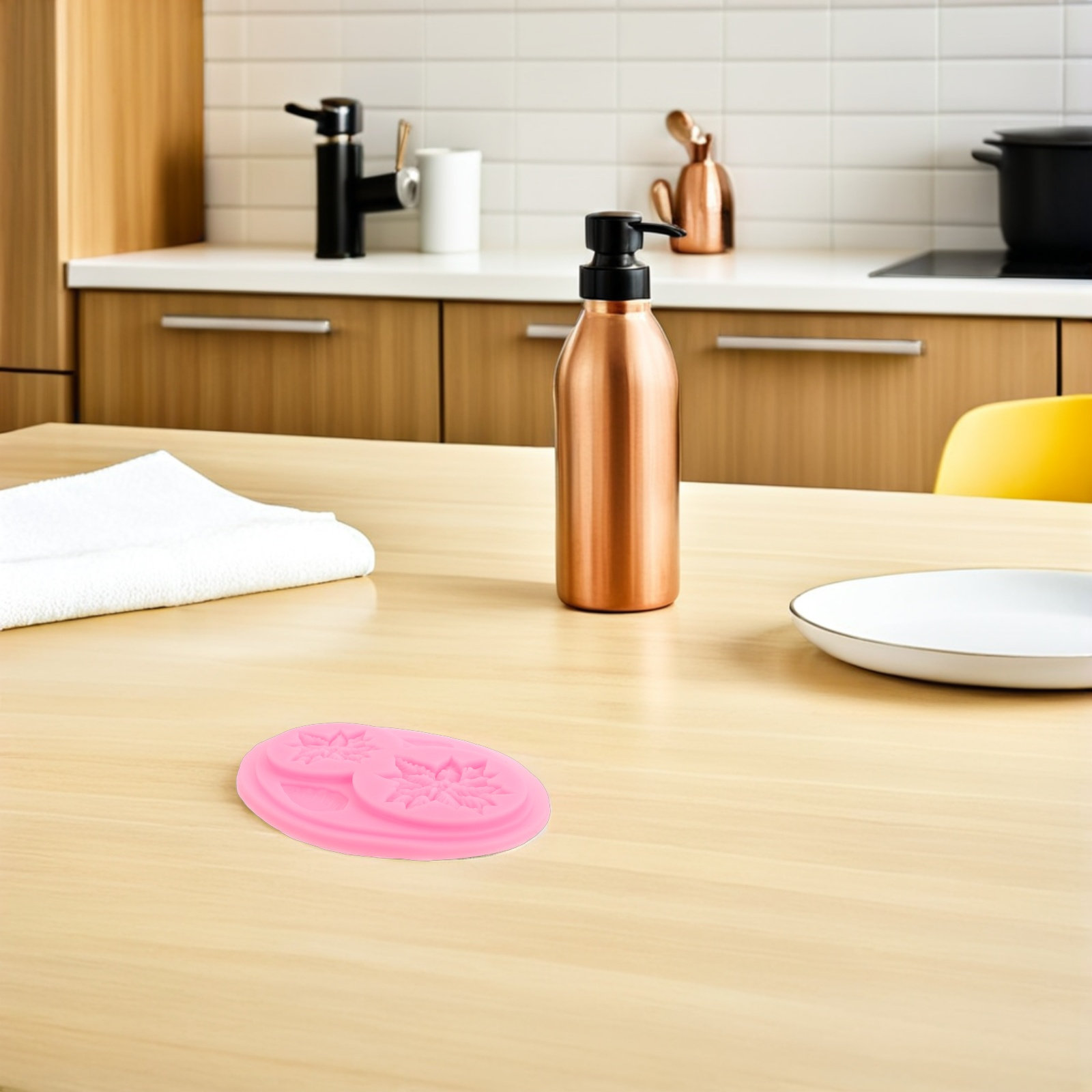 2개의 꽃무늬 실리콘 몰드, 케이크 장식, 초콜릿, 퐁 - Soap Making Silicone Molds 리뷰 및 가격