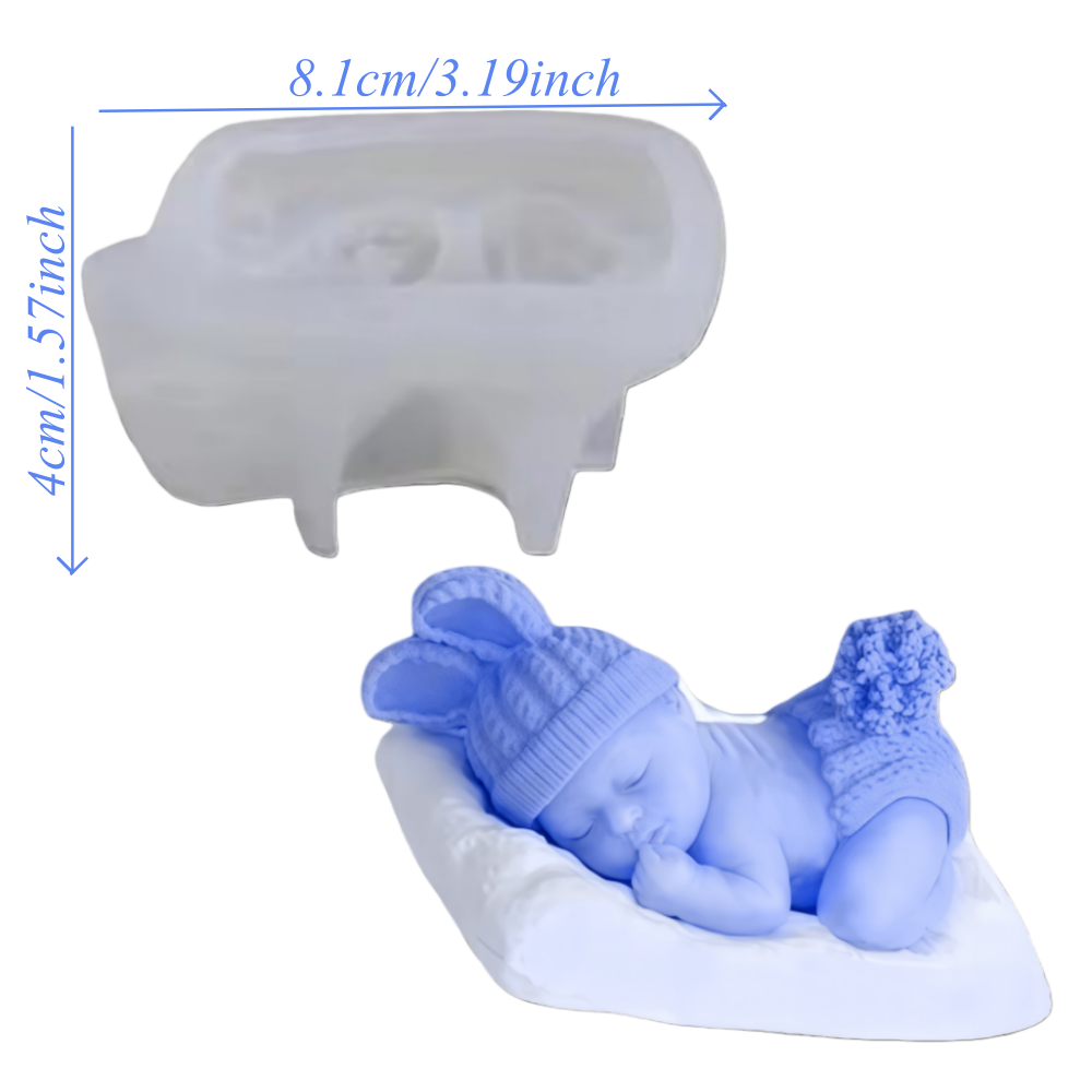 3D 니트 바지 입은 아기 수면 자세 실리콘 몰드 DI - Soap Making Kit For Kids 리뷰 및 가격