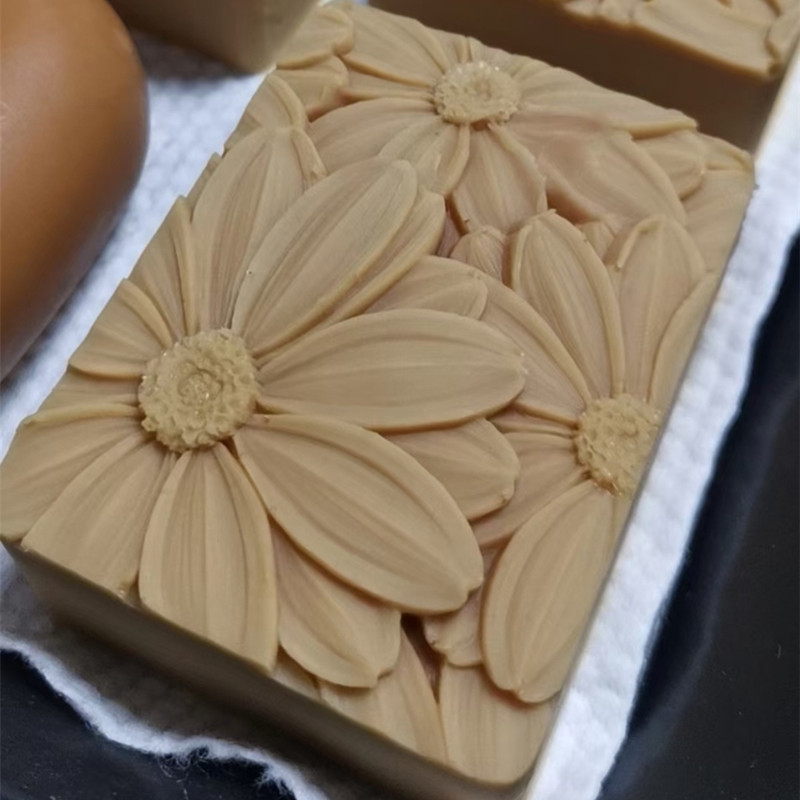 최신!! !3d 우아한 해바라기 비누 금형 직사각형 실 - Soap Making Accessories 리뷰 및 가격