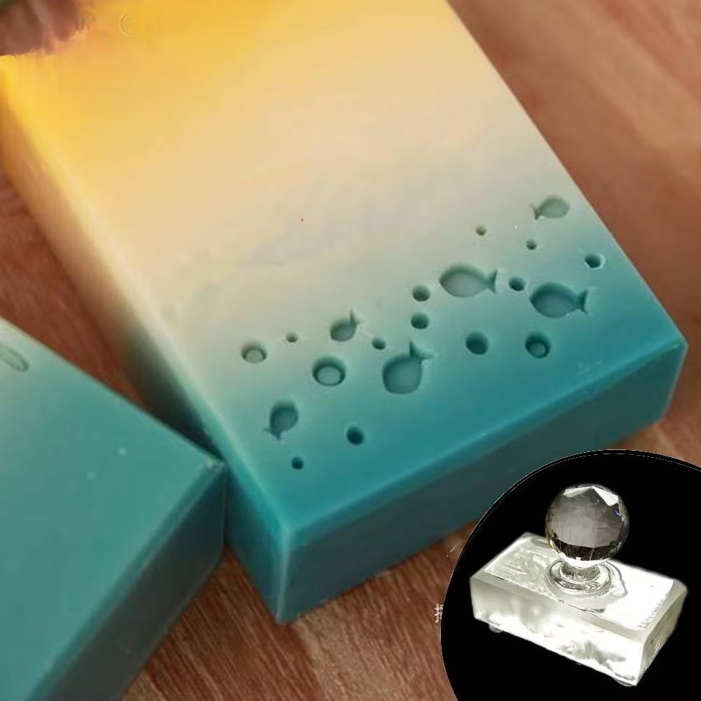귀여운 물고기 그룹 수제 아크릴 비누 스탬프 만들기 바 - Soap Making Websites 리뷰 및 가격