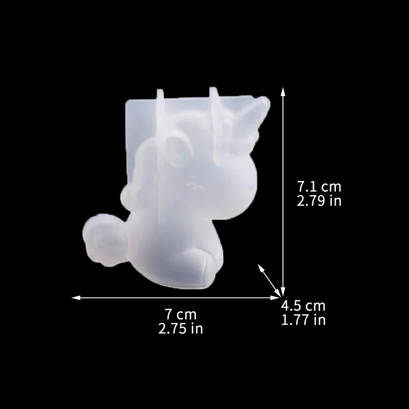 3D 기하학 실리콘 유니콘 고양이 사슴 곰 금형 비누  - Soap Making Accessories 리뷰 및 가격