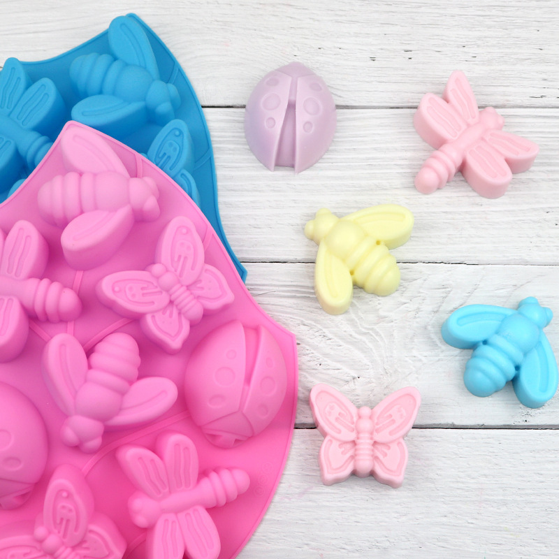 8구 곤충 나비 실리콘 초콜릿 몰드 벌 케이크 비스킷  - Soap Making Websites 리뷰 및 가격