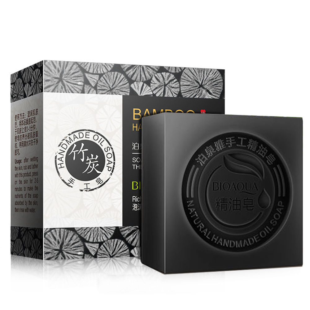 대나무 숯 수제 비누, 아프리카 나이지리아 스킨 클렌징 - Castor Oil Soap 리뷰 및 가격
