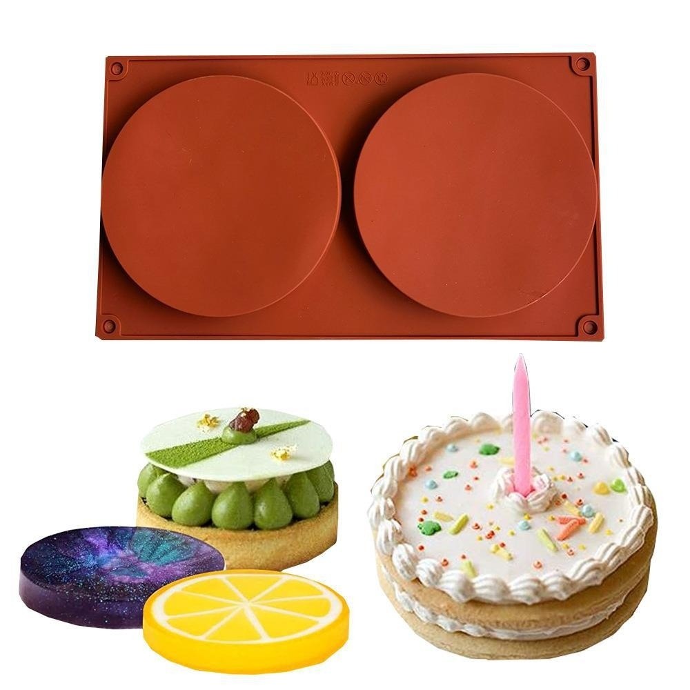 실린더 모양의 실리콘 베이킹 몰드 대형 붙지 않는 원형 - Soap Making Accessories 리뷰 및 가격