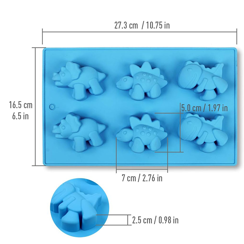 공룡 사탕 실리콘 금형 디노 초콜릿 금형 아이스 큐브  - Soap Making Websites 리뷰 및 가격