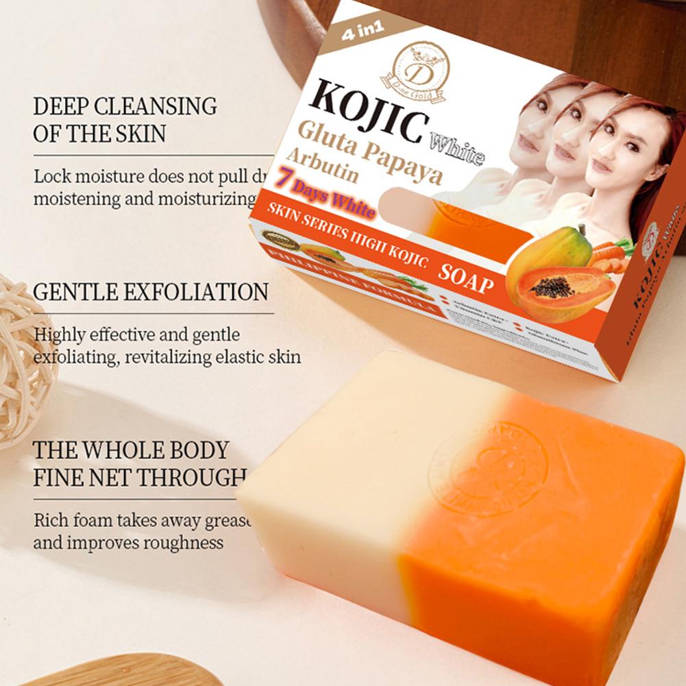 160g 파파야 코직산 에센셜 오일 비누, 비타민 C  - Soap Making Oils 리뷰 및 가격