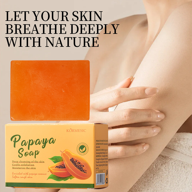 100g KORMESIC 핸드 메이드 파파야 비누 샤워 - Castor Oil Soap 리뷰 및 가격