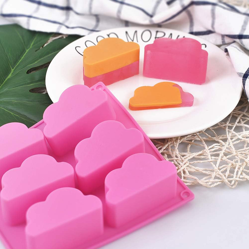 비누 만들기 용품을위한 새로운 구름 실리콘 몰드 푸딩  - Soap Making Websites 리뷰 및 가격
