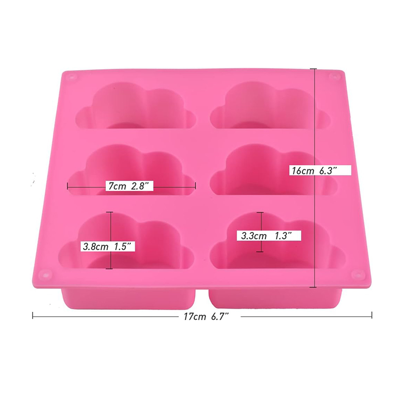 비누 만들기 용품을위한 새로운 구름 실리콘 몰드 푸딩  - Soap Making Websites 리뷰 및 가격