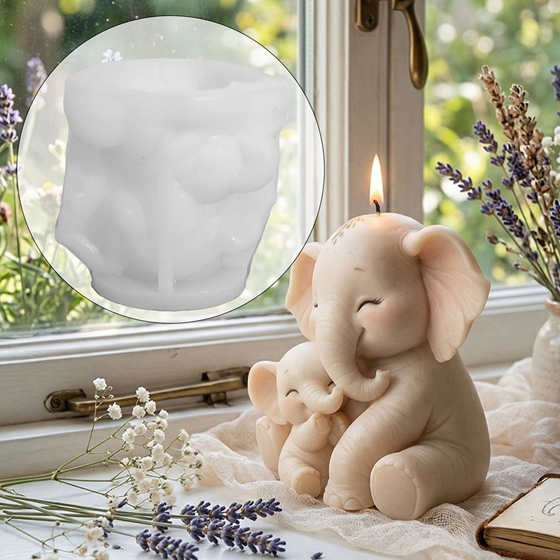귀여운 앉아있는 코끼리 실리콘 캔들 몰드 DIY 코끼리 - Soap Making Kit For Kids 리뷰 및 가격
