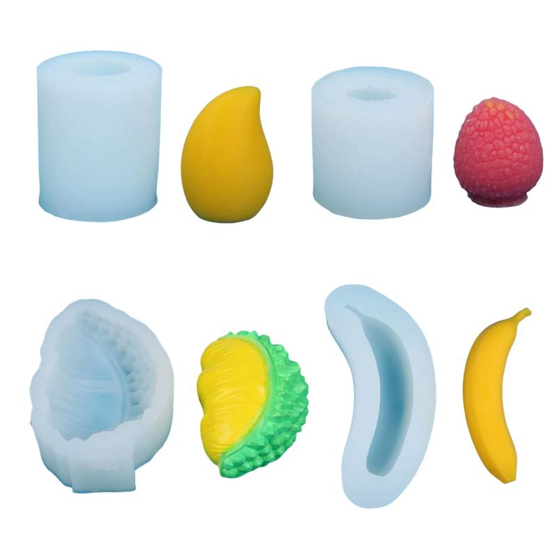 3D 실리콘 몰드 양초 만들기 과일 모양 망고 바나나  - Soap Making Silicone Molds 리뷰 및 가격
