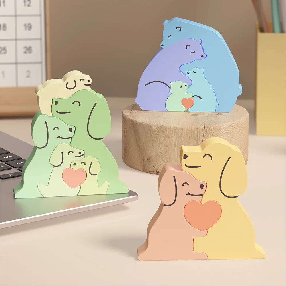 동물 가족 사랑 포옹 실리콘 양초 금형 개 고양이 곰  - Soap Making Ideas 리뷰 및 가격