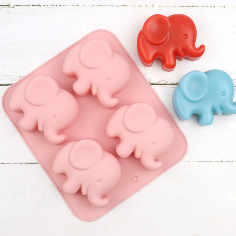 비누 만들기 용품을위한 3D 코끼리 실리콘 몰드 만화  - Soap Making Websites 리뷰 및 가격