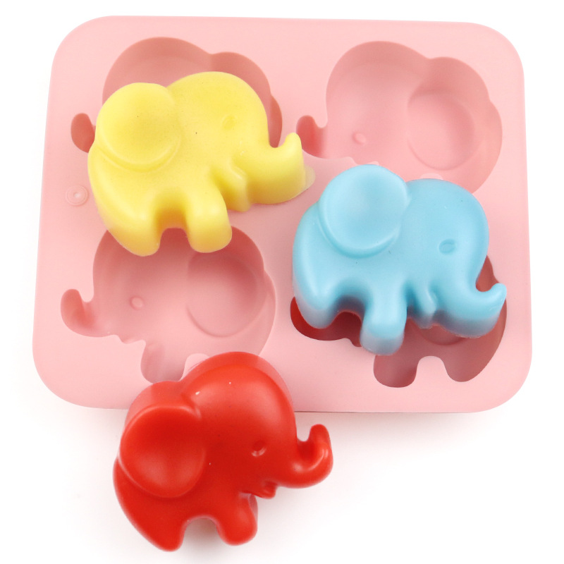 비누 만들기 용품을위한 3D 코끼리 실리콘 몰드 만화  - Soap Making Websites 리뷰 및 가격