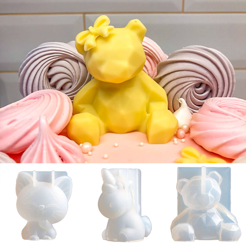 3D 스테레오 곰 실리콘 금형, Diy 동물 모양의 양 - Soap Making At Home 리뷰 및 가격