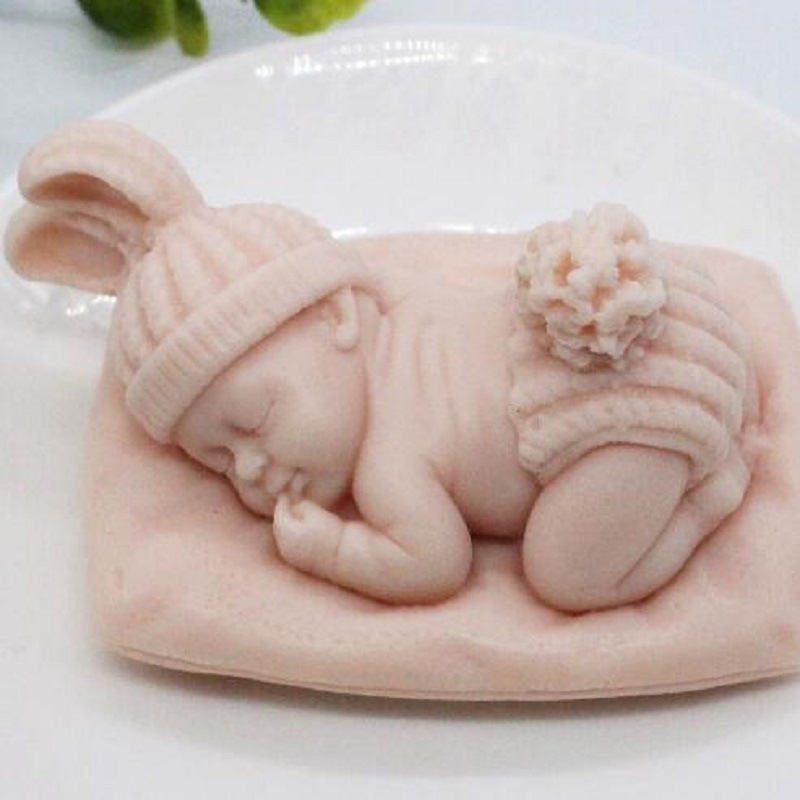 3D 수면 아기 촛불 실리콘 금형 DIY 귀여운 아이  - Soap Making Kit For Kids 리뷰 및 가격