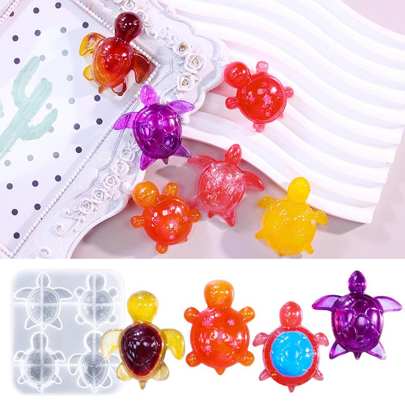 네 마리 거북이 플라스터 실리콘 몰드 DIY 하트 스타 - Soap Making Silicone Molds 리뷰 및 가격