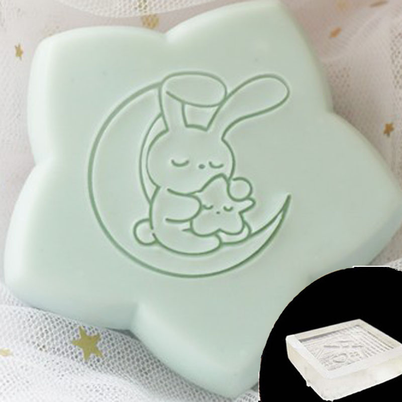 사랑스러운 수제 클리어 우표, 동물 도장, 토끼, 고양 - Soap Making Websites 리뷰 및 가격
