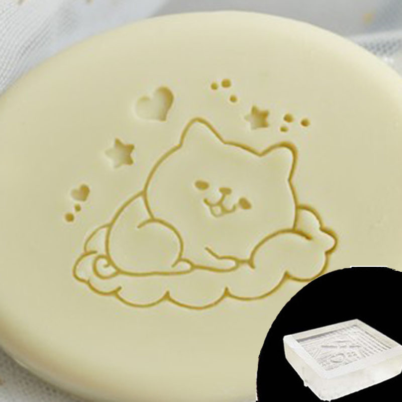 사랑스러운 수제 클리어 우표, 동물 도장, 토끼, 고양 - Soap Making Websites 리뷰 및 가격